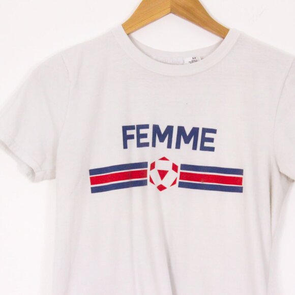 *Urban Outfitters Femme White T-Shirt - Picture 4 of 6